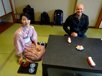 Tea time in our room