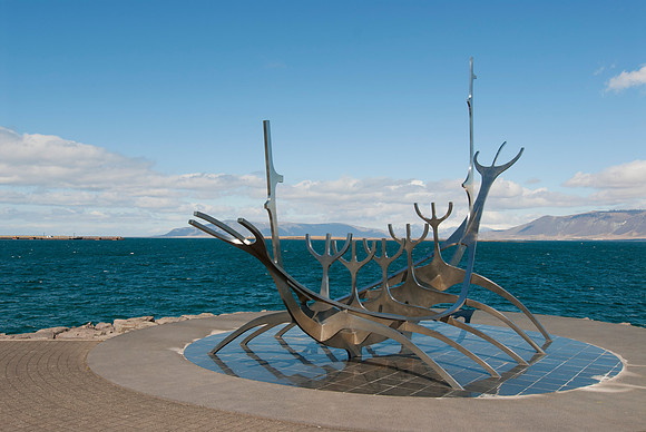 Viking statue in Reykjavik