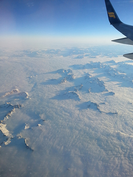 Over Greenland