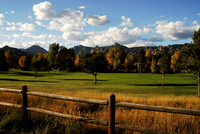 Lake Estes trail and golf course along Estes Lake