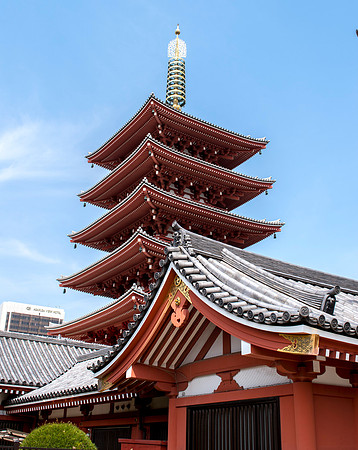 Sensoji Temple Area - Pagoda