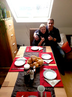 Joerg welcomes us to his home