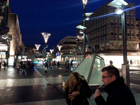 Bochum's new haltestelle (bahn stop)