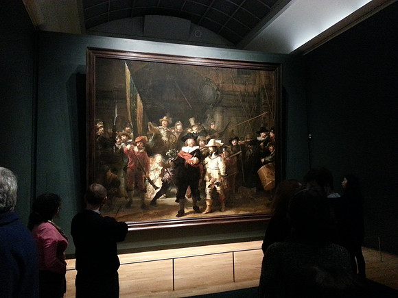 THE actual Night Watch painting from Rembrandt (1642)