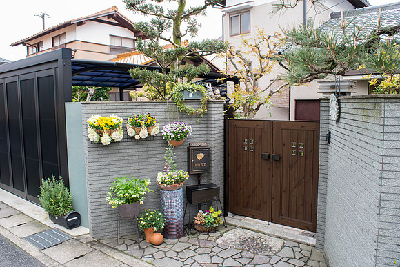 Nice entrance to a home in Arashiyama District