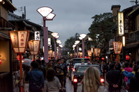 Entering Shiragawa area of Gion