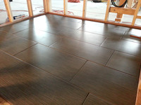 Sauna Tiled and ready
