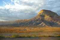 Bookcliffs at sunset - Grand Junction