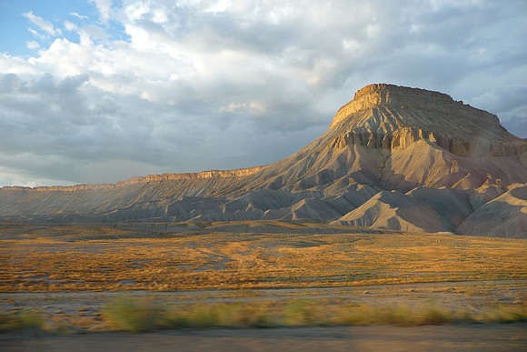 Bookcliffs at sunset - Grand Junction