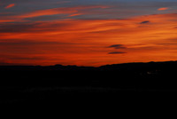 Southern view sunset