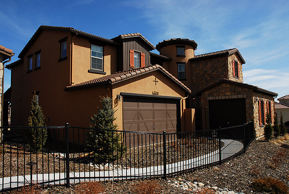 NOT our house - but this is the color scheme