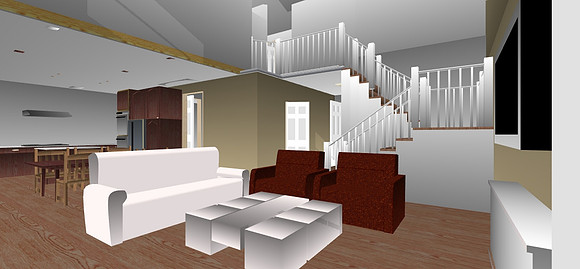 Living and Kitchen - design in progress