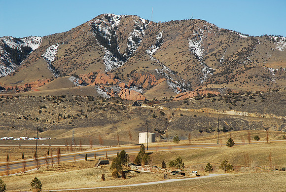 View of Red Rocks Amphitheatre from Forsberg Park