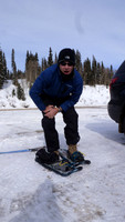 +22F as we prep for snowshoeing