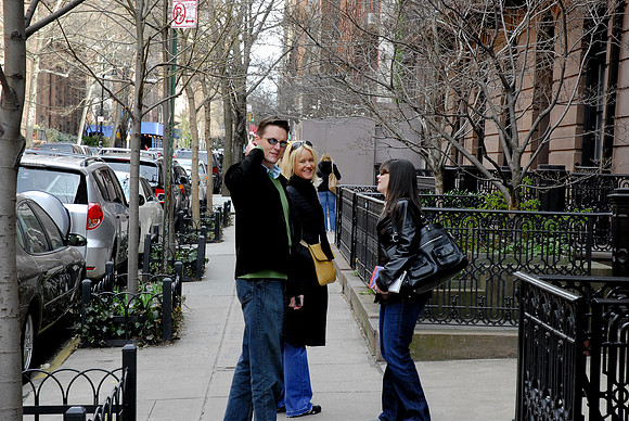 Hanna, Meri and Jason - in Greenwich, NYC