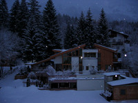 View from our Gasthof (guest house)