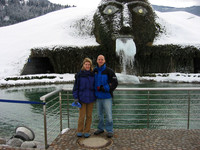 Steve & Tracy siteseeing before skiing