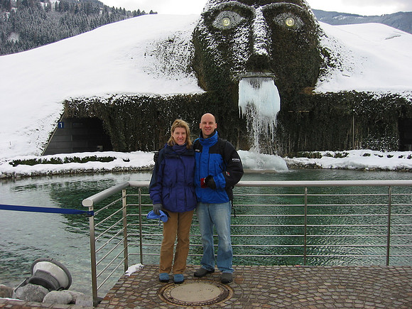 Steve & Tracy siteseeing before skiing