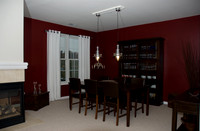 Dining: new berber carpet, dimmable lighting