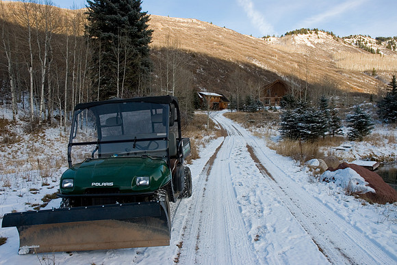gotta have a 4wd to plow the drive