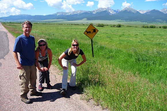 Gang getting ready for the 14er hike