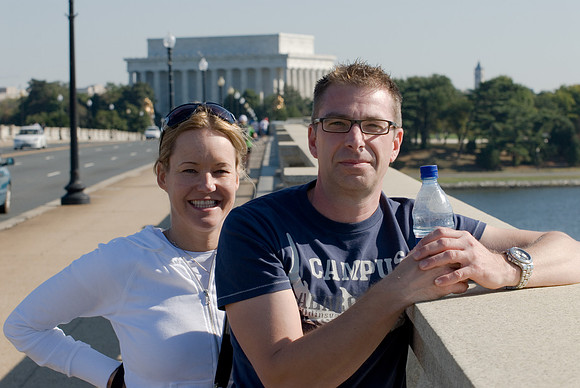 Hanna and Joerg always posing for me