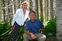 Eric and Margie at the stream