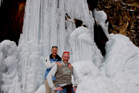 Enjoying a frozen fall