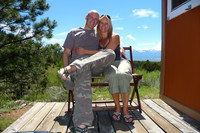 Enjoying the Sun on the deck