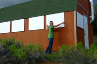 Removing the winter coverings